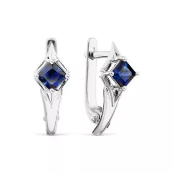 Серьги с сапфирами Линии Любви