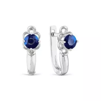 Серьги с сапфирами Линии Любви
