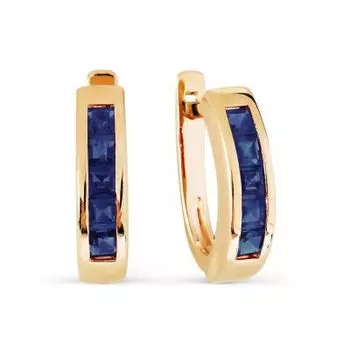 Серьги с сапфирами Линии Любви