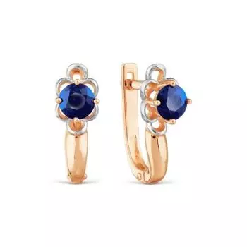 Серьги с сапфирами Линии Любви