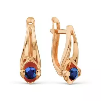 Серьги с сапфирами Линии Любви