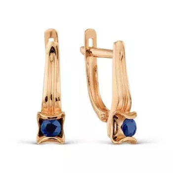 Серьги с сапфирами Линии Любви