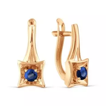 Серьги с сапфирами Линии Любви