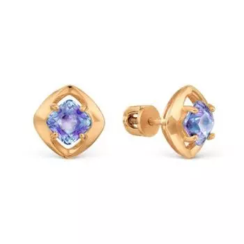 Серьги с Swarovski Zirconia Линии Любви