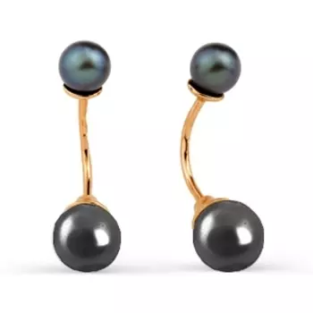 Серьги с жемчугом Линии Любви