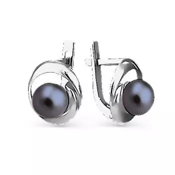 Серьги с жемчугом Линии Любви