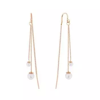 Серьги с жемчугом Линии Любви