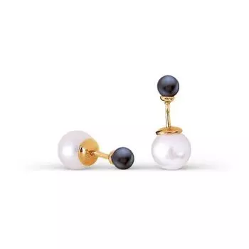 Серьги с жемчугом Линии Любви