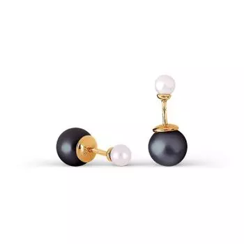 Серьги с жемчугом Линии Любви