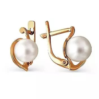 Серьги с жемчугом Линии Любви