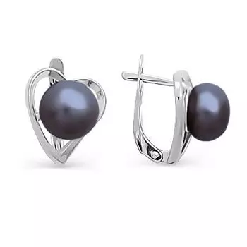 Серьги с жемчугом Линии Любви
