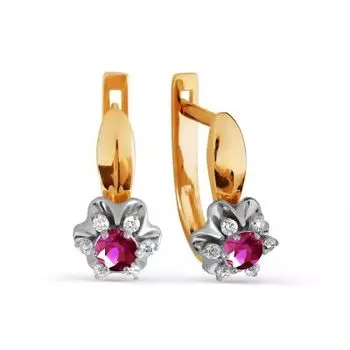 Серьги Т131026381-01 Линии Любви