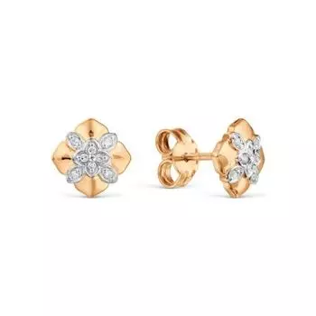 Серьги с бриллиантами Линии Любви