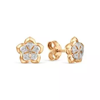 Серьги с бриллиантами Линии Любви