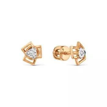 Серьги с бриллиантами Линии Любви