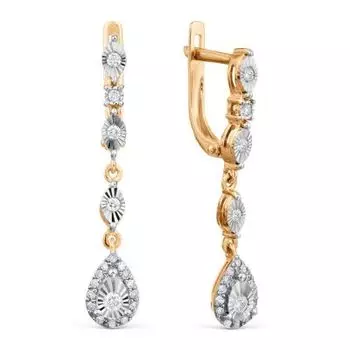 Серьги с бриллиантами Линии Любви