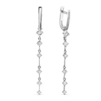 Серьги с бриллиантами Линии Любви