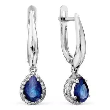 Серьги Т30602Б941-01-02 Линии Любви