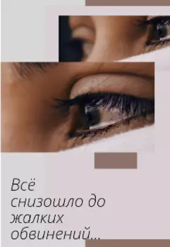 Всё снизошло до жалких обвинений...