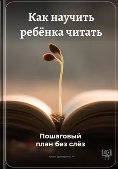 Как научить ребёнка читать: Пошаговый план без слёз