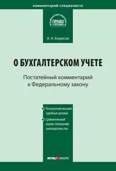 Комментарий к Федеральному закону от 21 ноября 1996 г. № 129-ФЗ «О бухгалтерском учете» (постатейный)