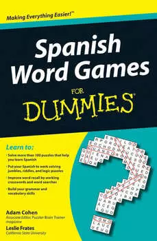 Spanish Word Games For Dummies