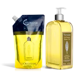 Дуэт гелей для ванн и душа Вербена