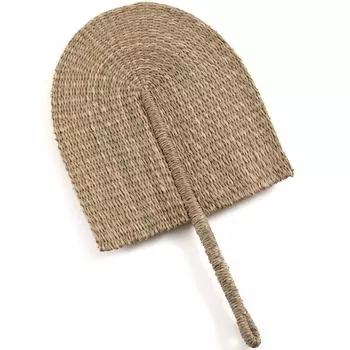 Африканский плетеный веер S-3