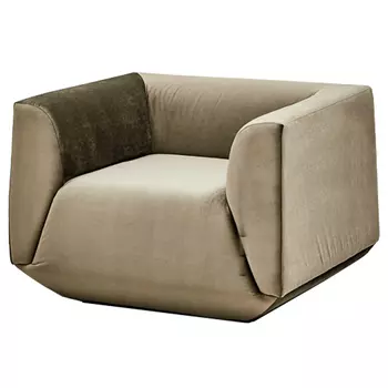Armchair Cube Olive Большое Кресло Куб