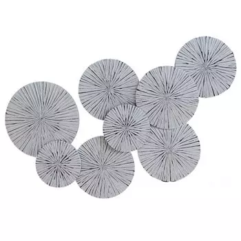 Арт-объект Apollo Gray Wall Plaque Disc
