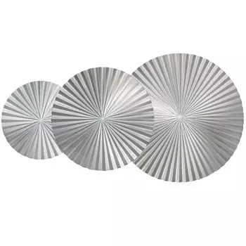 Арт-объект Apollo Silver Wall Plaque Disc 3