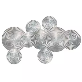 Арт-объект Apollo Silver Wall Plaque Disc 9