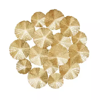 Арт-объект на стену Metal Circles Gold ART