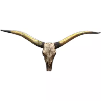 Аксессуар на стену Bull Skull beige
