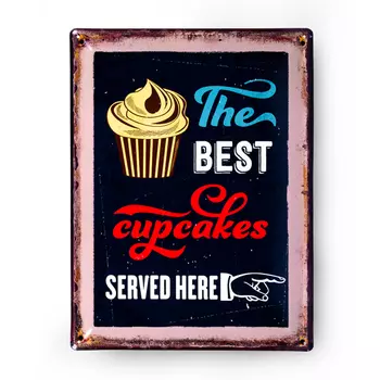 Аксессуар на стену The best cupcakes