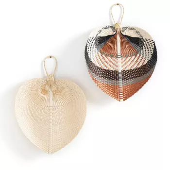 Аксессуар на стену Wicker Bamboo Fan