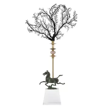 Аксессуар OBELISQUE CORAL HORSE black