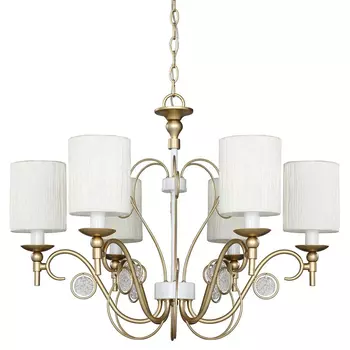 Ажурная люстра с тканевыми плафонами Montpellier D68 см