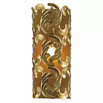 Ажурное бра цвета золота Gold Leaves