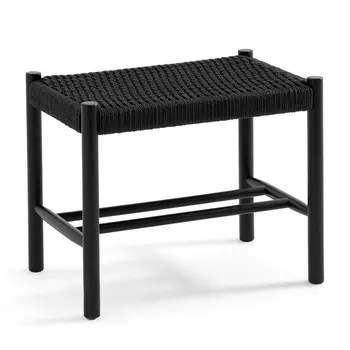 Банкетка Enzo Wicker Black Banquet mini