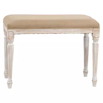 Банкетка из натурального бука бежевая Solid Luxury