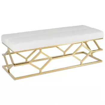 Банкетка Lilou Boucle white