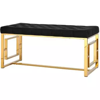 Банкетка Milan черный велюр