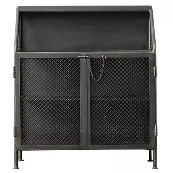 Бар металлический в стиле Лофт Vintage French Factory Bar Cart