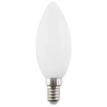 Белая матовая лампочка LED E14 5W