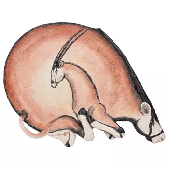 Блюдо Safari Oryx Ardmore style