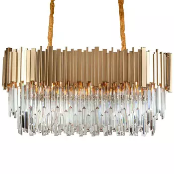 Большая многоярусная люстра Cascade Glass Metal Luxxu Chandelier 100