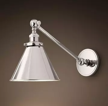 Бра 20TH C Library Single Sconce silver