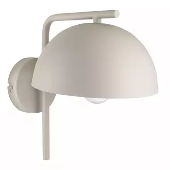 Бра бежевое с полукруглым плафоном Beige Wall Lamp