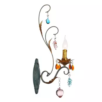 Бра Colored Glass Pendant Sconce